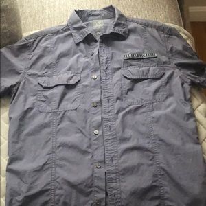 Armani exchange button down shirt